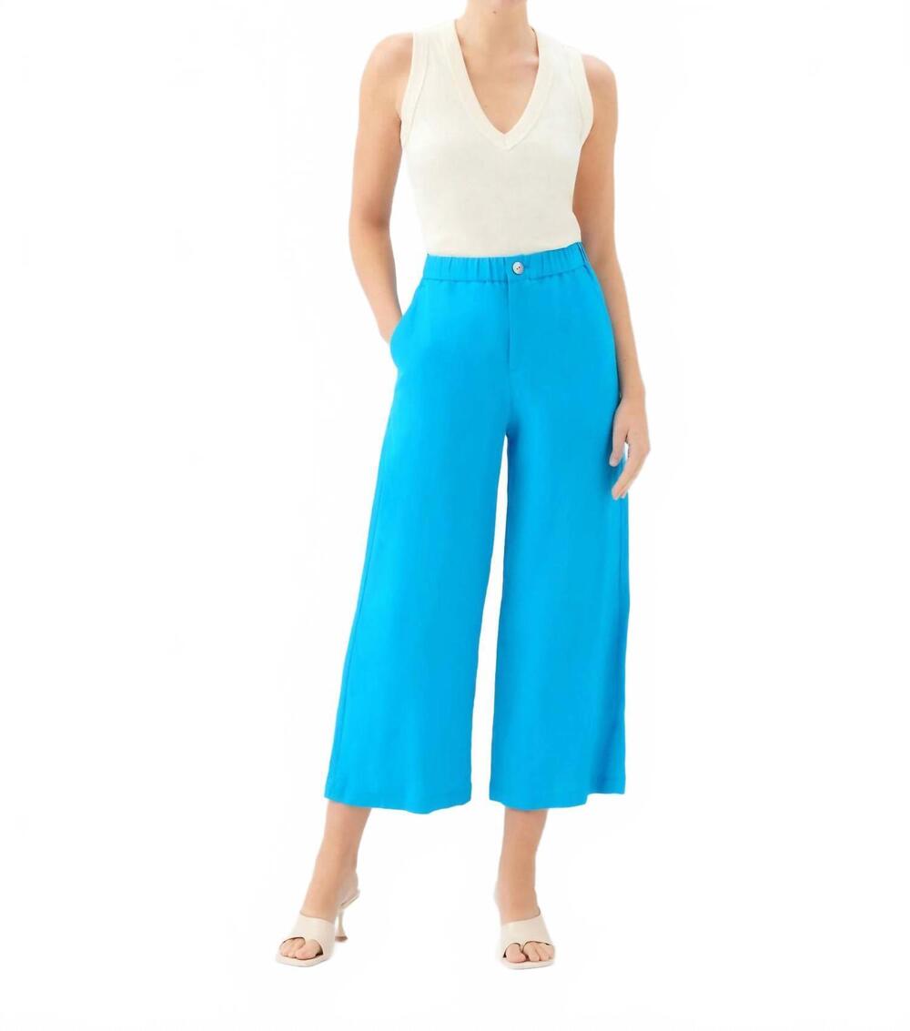 NEW FIFTEEN TWENTY women's mason pants in turquoise